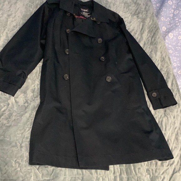LLBean Large Petite rain resistant Peacoat - Picture 1 of 10